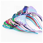Headband Manufacturer - Fashion Flip Fish Scale Headband Children's Holiday Cartoon