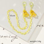 Necklace Manufacturer - 55 CM Acrylic Link Candy Jelly Teddy Bear Charm Anti Lost