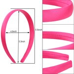 Head Band Manufacturer - Wholesale 2cm Wide Women Kids Little Girls Satin Diy Plastic