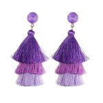 Earrings Manufacturer - Fashion 2025 Wholesale Bulk Valentines Day Layered Tassel Tree