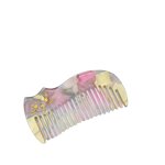 Hair Comb Manufacturer - 19 Teeth Personalized Wide Tooth Hotel Animal Cat Marble