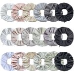 Hair Ties Manufacturer - Plain Dot Checker Storage Bun Holders Zip Pocket Plaid Nylon