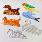 Hair Comb Manufacturer - Sweet Custom Bath Marble Tortoise Animal Pet Wide Tooth