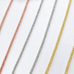 Necklace Manufacturer - 2mm Thick Simple Designs Rope Chocker Copper 18k Gold Plated
