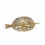 Hair Clip Manufacturer - Ancient Metal Knot Celtics Gold Hairpins Viking Goth Bun