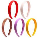 Head Band Manufacturer - Wholesale 2cm Wide Women Kids Little Girls Satin Diy Plastic