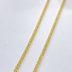 Necklace Manufacturer - 2mm Thick Simple Designs Rope Chocker Copper 18k Gold Plated