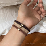 Hair Ties Manufacturer - Women Korean Style Elastic Bulk Simple Durable Ponytail