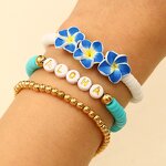 Bracelet Manufacturer - Sea Beach Bohemia Starfish Charm Friendship Frangipani Flower