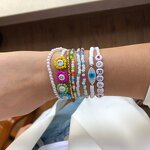 Bracelet Kit Manufacturer - 4 Set Luckycharm Handmade Beaded Smail Shell Eye Rice