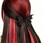 Hair Clamp Manufacturer - 2025 Halloween Matte Jaw Large Bat Wings Frosted Alloy