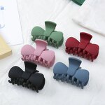 Hair Clamp Manufacturer - Exquisite Large Cute 5 Round Matte Hollow Bow Butterfly