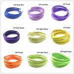 Head Bands Manufacturer - 1cm Thin Candy Women Kids Girls Plastic Hard Plain Satin