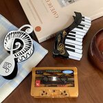 Hair Clamp Manufacturer - Large School Cute Horns Violin Guitar Piano Acetate Organ