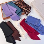 Hair Ties Manufacturer - Wholesale Small Moq Oem/Odm Printed Satin Silk Square Scarf