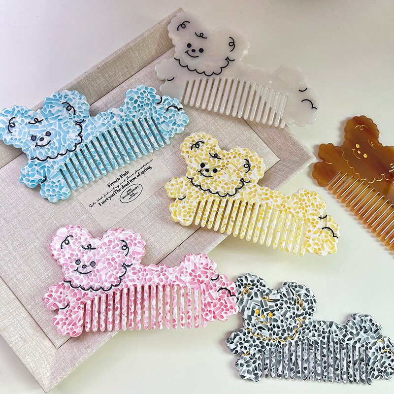 Hair Comb Manufacturer - Custom Bath Marble Tortoise Animal Pet Types of Curly Fading