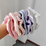 Hair Ties Manufacturer - Wholesale Large Satin Silk 16cm Hidden Pocket Zipper