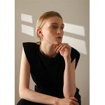 Earrings Manufacturer - New High End Waterproof Hypoallergenic Stainless Steel 18K Gold