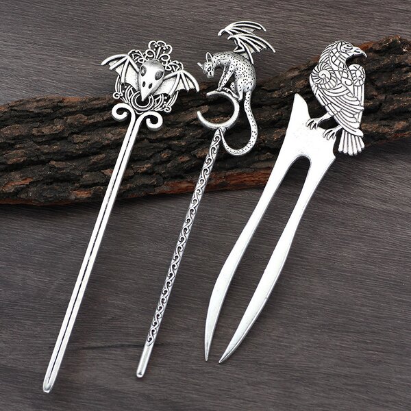 Hair Chopstick Manufacturer - Luxury Retro Horror Witch Celtic Animal Viking Sword