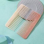 Hair Combs Manufacturer - Wholesale Bulk Custom Marble Shell Plastic Texture Wide Tooth