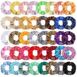 Scrunchies Manufacturer - Custom Women Summer Glossy French Satin for Girls