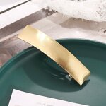 Hair Barrette Manufacturer - Custom Spring Femme Rectangle Snap Clip Side Bang