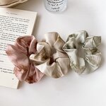 Hair Ties Manufacturer - Wholesale Elastic Summer Bamboo Print Scrunchie Lanyard