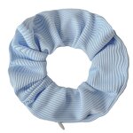 Hair Ties Manufacturer - Bulk Corduroy Striped Storage Ponytail Holder Gingham Zip