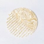 Hair Comb Manufacturer - Personalized Custom Round Wide Tooth Hotel Marble Tortoise