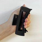 Hair Clamp Manufacturer - Big Rectangle Square Triangle Anti-Scratch Flexible Rubber