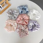 Hair Ties Manufacturer - Wholesale Large Satin Silk 16cm Hidden Pocket Zipper