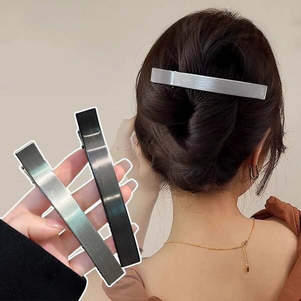 Hair Grip Manufacturer - 12cm Metal Duckbill Hairpins for Salon