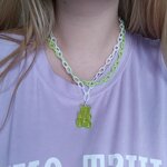 Necklace Manufacturer - Women Girls Punk Hip Hop Resin Jelly Charm Double Layered