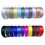 Headband Manufacturer - Wholesale 4cm Wide Ladies Girls No Slip Lined Ribbon Fabric