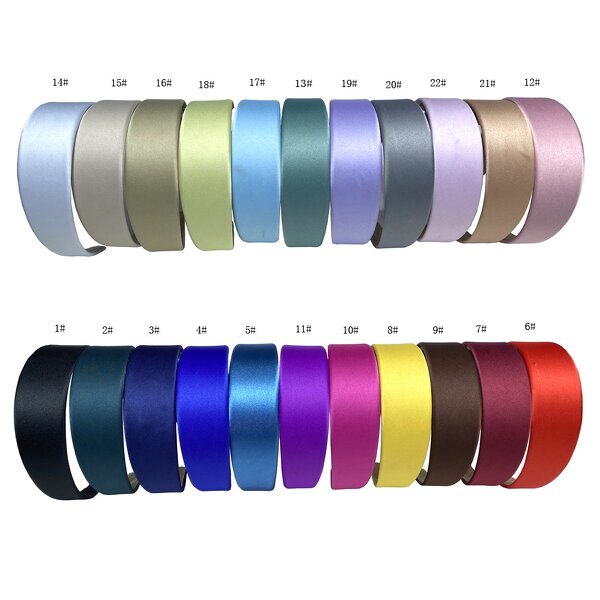 Headband Manufacturer - Wholesale 4cm Wide Ladies Girls No Slip Lined Ribbon Fabric