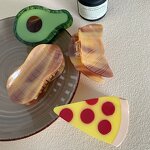 Hair Clamp Manufacturer - Big Funky Avocado Shea Butter Acetate Food Fruit Claw Clip