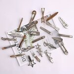 Hair Accessories Manufacturer - Diy Silver Pin Bangs Crocodile Duckbill Grip Barrettes