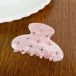 Hair Clip Manufacturer - High-End Diamond Luxury Flower Acrylic Personalized Simple
