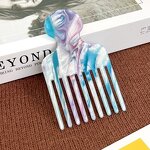 Hair Combs Manufacturer - Wholesale Custom Large Square Wide Tooth Cellulose Acetate