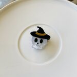 Hair Clip Manufacturer - Halloween Ins Advanced Acrylic Eye Bling Small Bat Skull
