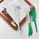 Hair Comb Manufacturer - Sweet Custom Bath Marble Tortoise Animal Pet Wide Tooth