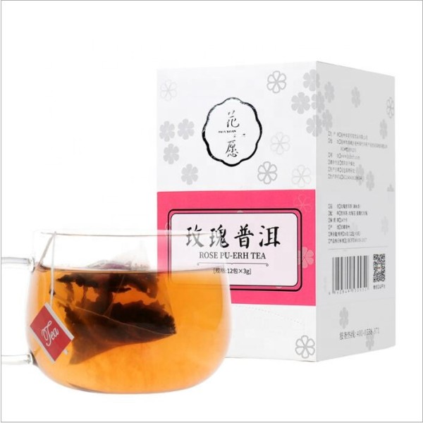 Rose Puer Tea Factory - Chinese Famous Beauty Rose Scented Tea Combination