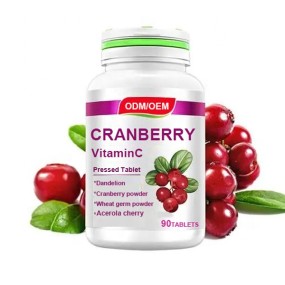 Cranberry Tablets Manufacturer - FACTORY High Strength Vitamin C Urinary Health