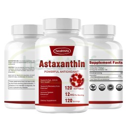 Astaxanthin Capsules Factory - Healthife Supplements 12MG Oil Softgels