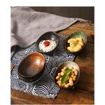 Ceramic Snack Dish Manufacturer - Retro Japanese Double Vintage Exquisite Small Taste Seasoning Sauce Serving Bowl