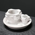 Ceramic Incense Holder Manufacturer - Sage Burner Tray for Palo Santo White Sage Holy Wood for Meditation Room