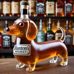 Wine Decanter Manufacturer - High Borosilicate Dachshund Design Glass for Households Party Decor