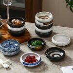 Ceramic Snack Dish Manufacturer - Vintage Japanese Retro Eco-Friendly Taste Serving Bowl for Party Seasoning