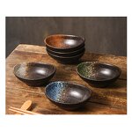 Ceramic Snack Dish Manufacturer - Retro Japanese Double Vintage Exquisite Small Taste Seasoning Sauce Serving Bowl