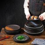 Stoneware Dinner Dish Manufacturer - Japanese Restaurant Hotel Ceramic Banquet Platter Serving Catering Porcelain Charger